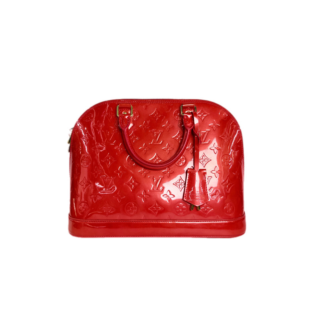 Louis Vuitton Alma Pm Bag Red