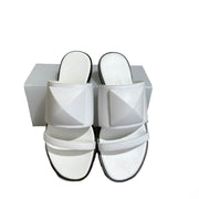 Hermes White Caia Sandals #35 - Jiaxyk