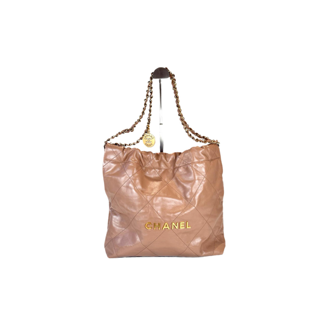 Chanel 22 Small Cream Bag