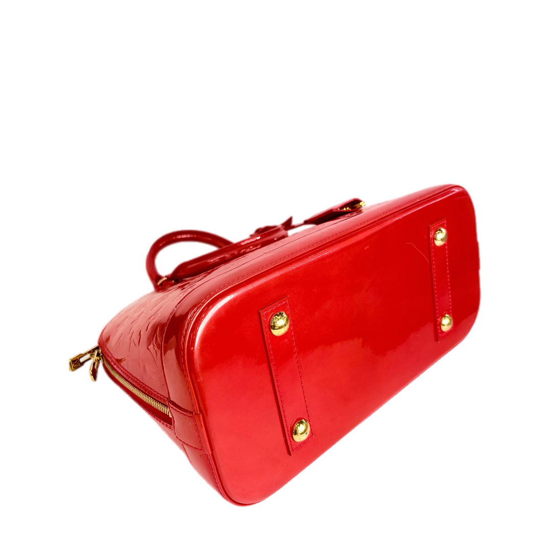 Louis Vuitton Alma Pm Bag Red