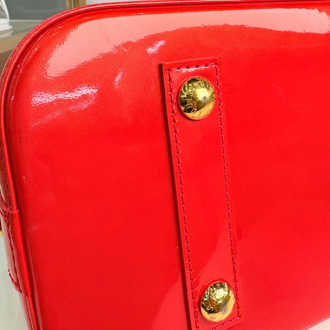 Louis Vuitton Alma Pm Bag Red