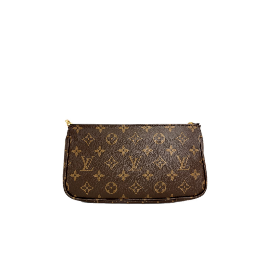 Louis Vuitton Pochette Multi Bag with Green Strap