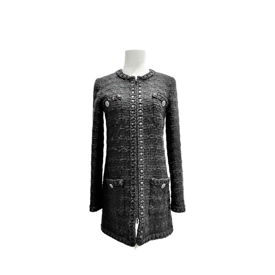 Chanel 16A Black Wool 4 pocket Jacket #34