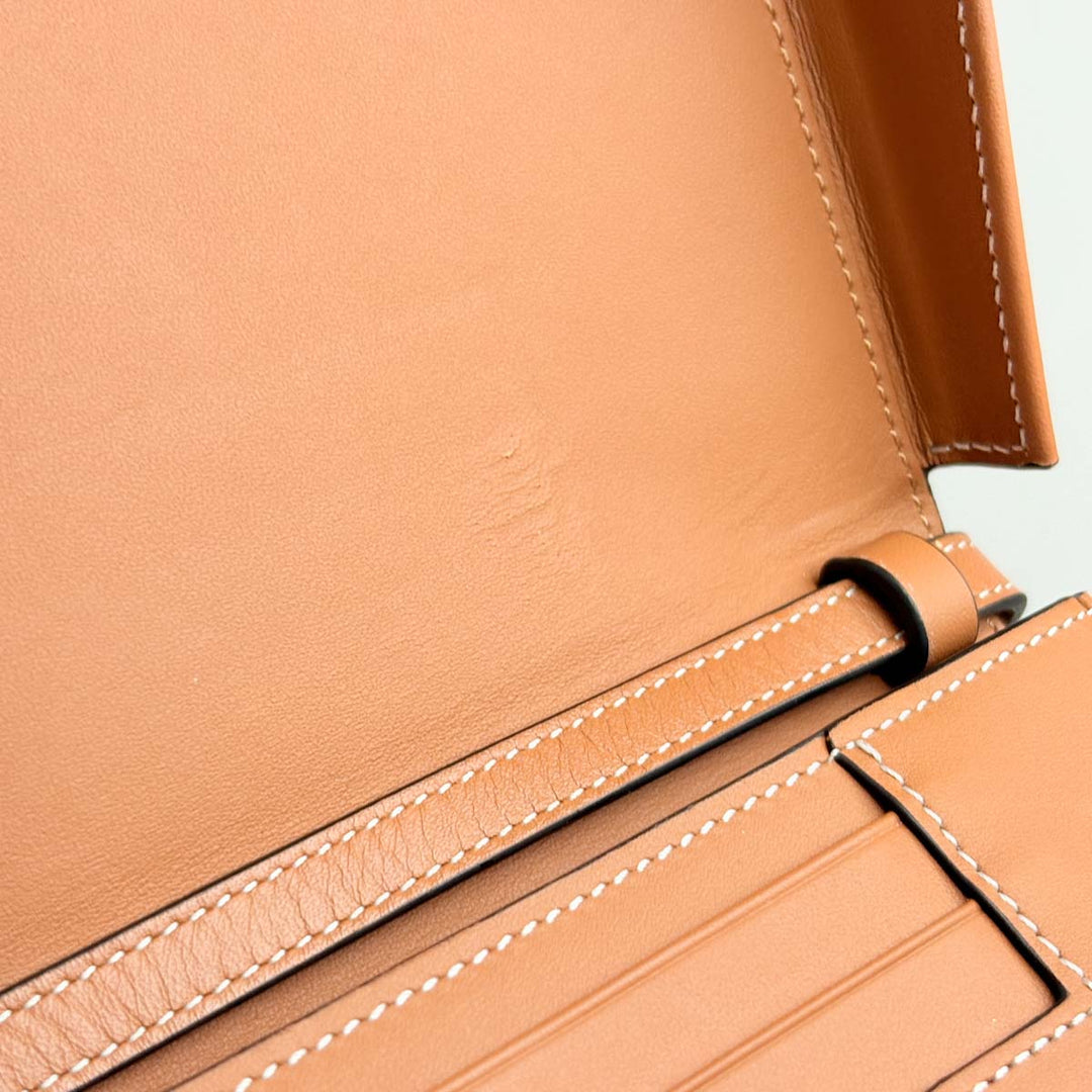 Loewe Brown Leather WOC Bag
