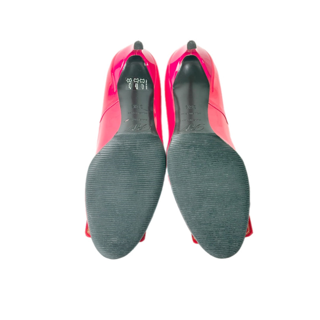 Roger Vivier Trompette Pink Patent Shoes #36.5