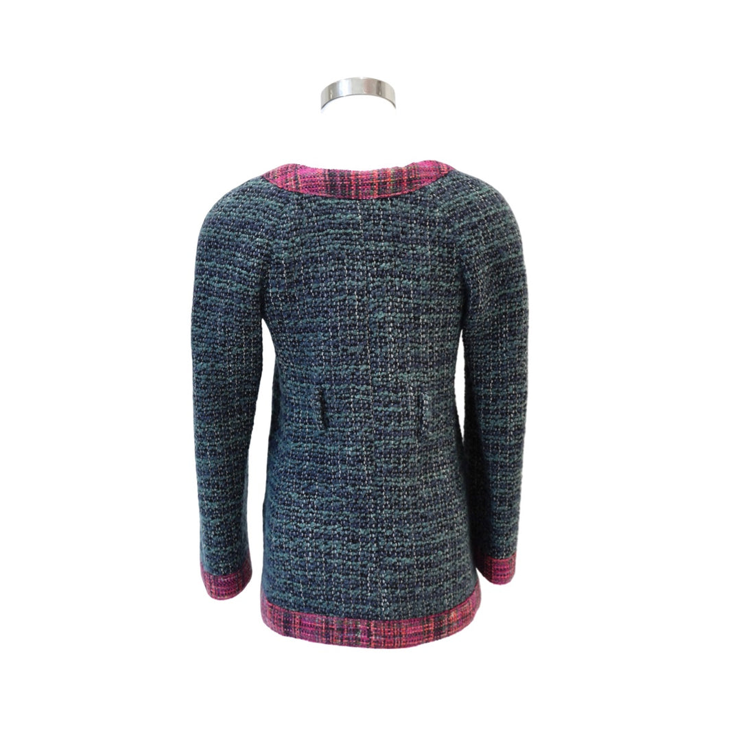 Chanel 18A Hamburg Wool Tweed Jacket #34 No Belt
