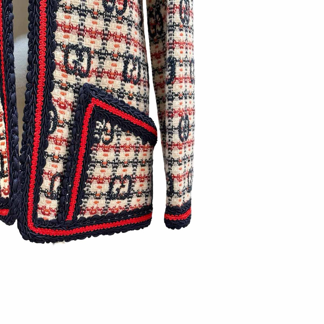 Gucci Multicolour Tweed Jacket #36