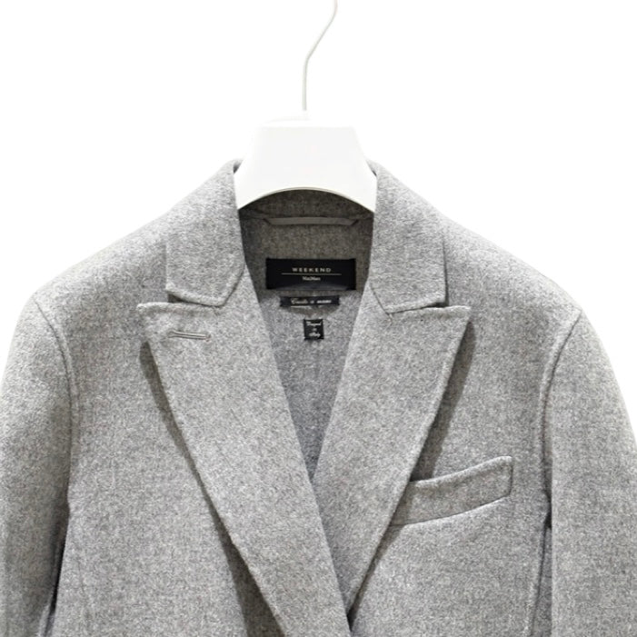 Maxmara Weekend Gray Cashmere Blazer