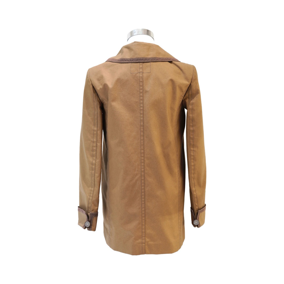 Chanel 20C Runway Multipocket Bronze Cotton Jacket #34