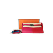 Hermes Kelly To Go Bag Epsom Pink/Red/Blue Triple Color