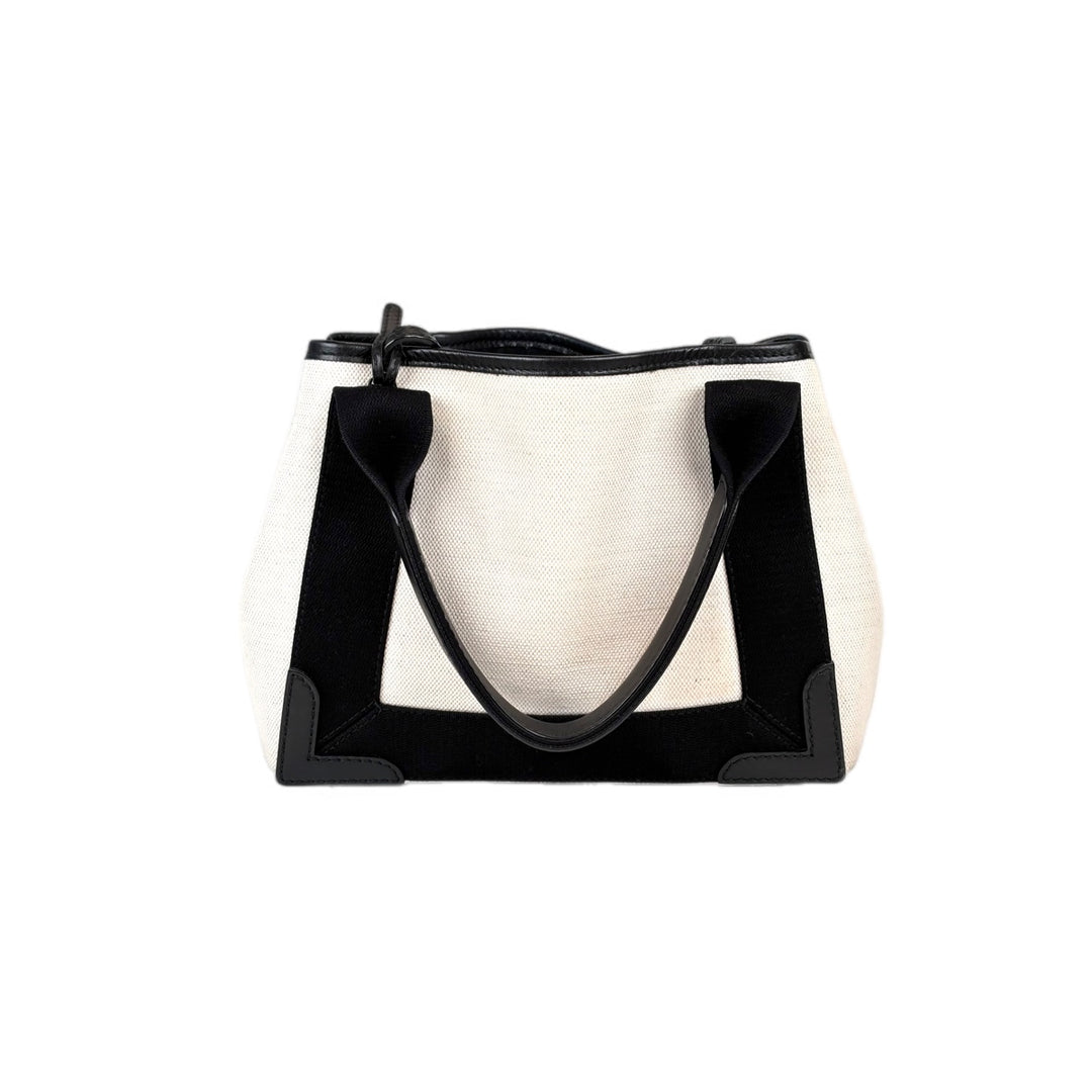 Balenciaga Cabas Canvas Tote Bag