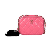 Chanel Pink Top Handle Camera Bag