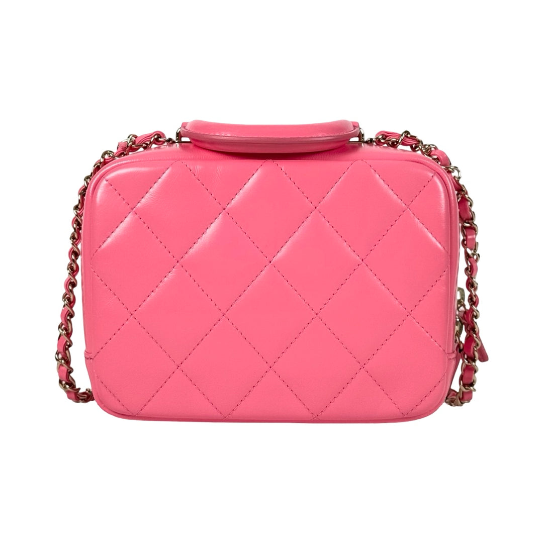 Chanel Pink Top Handle Camera Bag