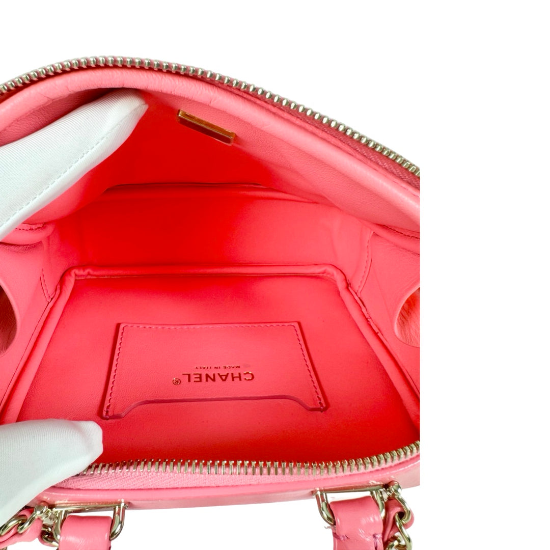 Chanel Pink Top Handle Camera Bag