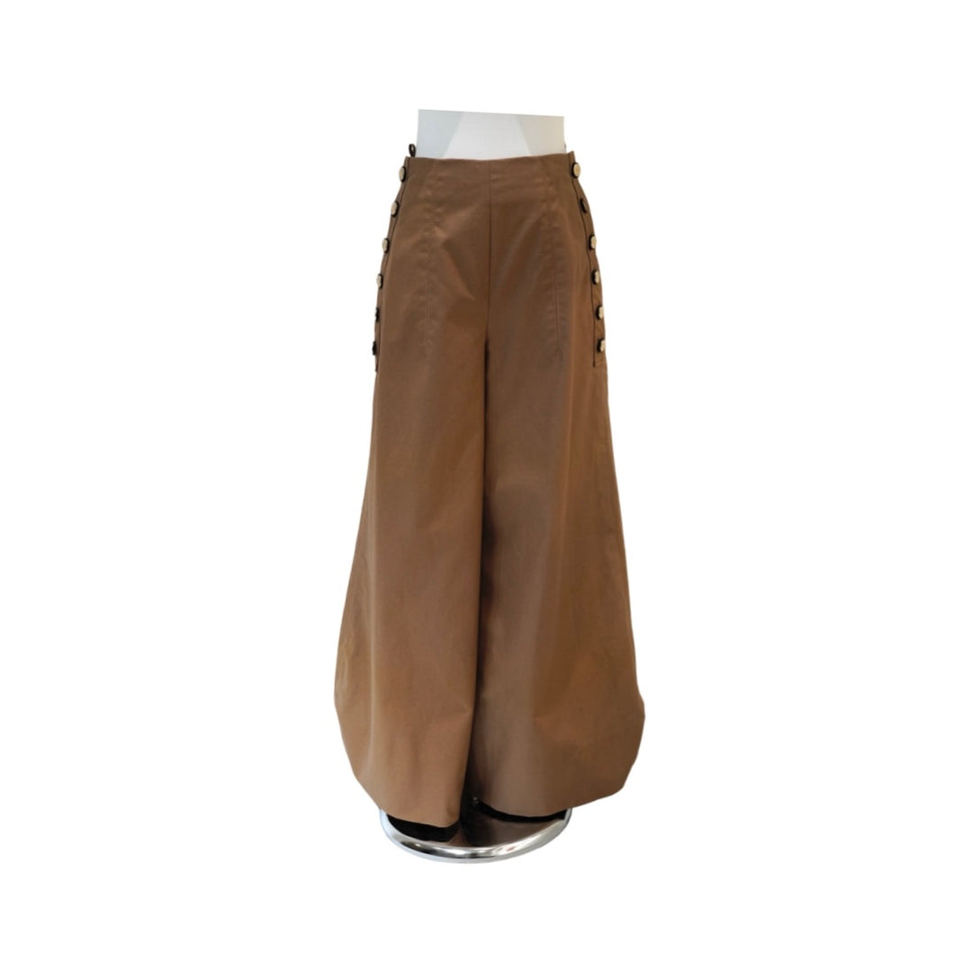 Chanel 20C Runway Bronze Cotton Cargo Pants #34