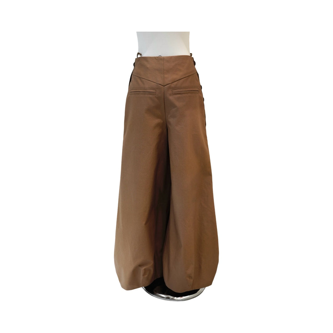 Chanel 20C Runway Bronze Cotton Cargo Pants #34