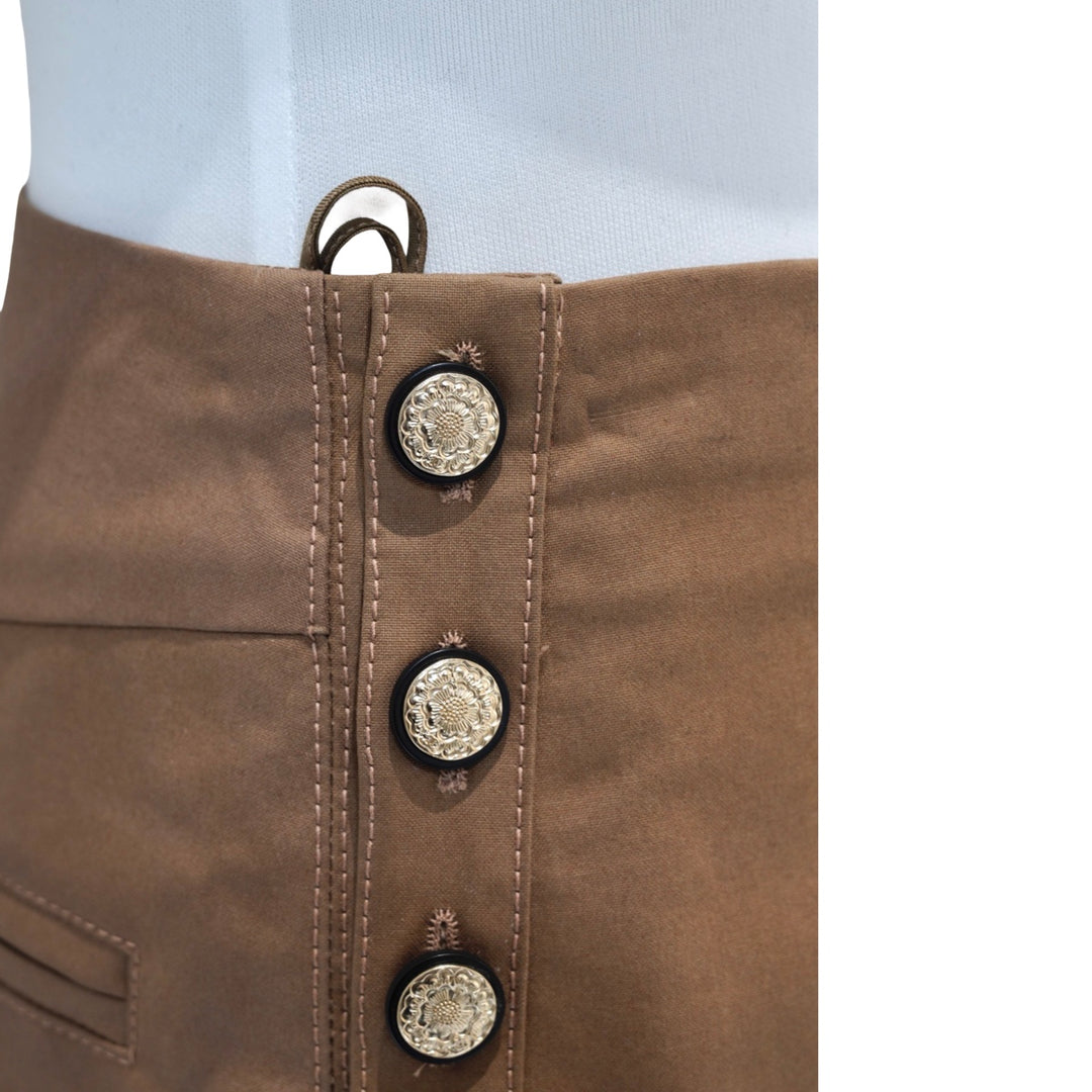 Chanel 20C Runway Bronze Cotton Cargo Pants #34
