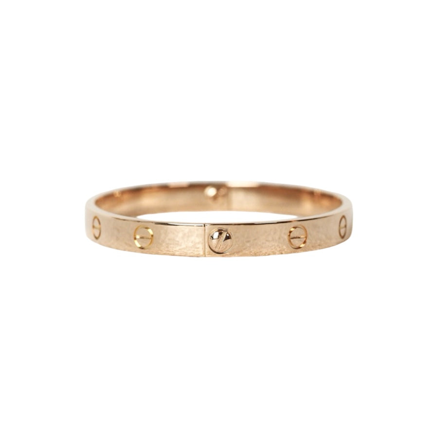 Cartier Love Bracelet Rose Gold Wide 17#