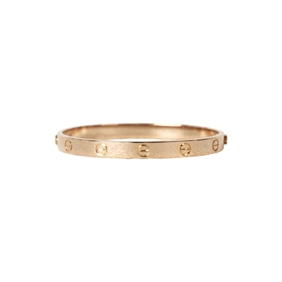 Cartier Love Bracelet Rose Gold Wide 17#