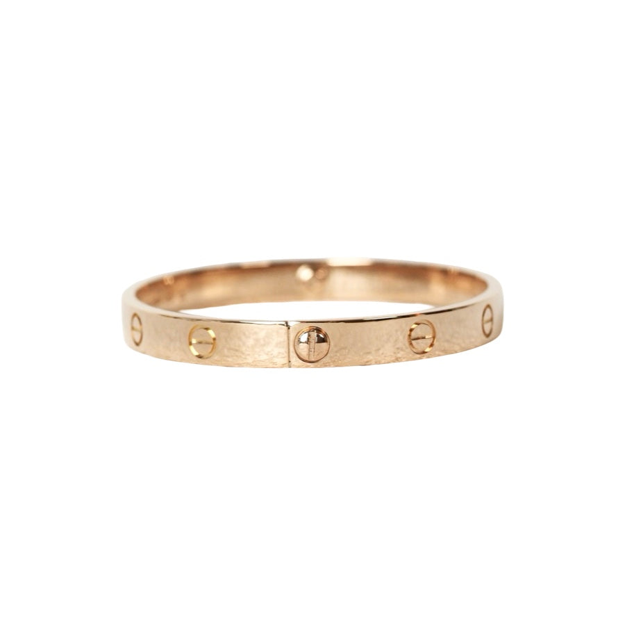 Cartier Love Bracelet Rose Gold Wide 17#