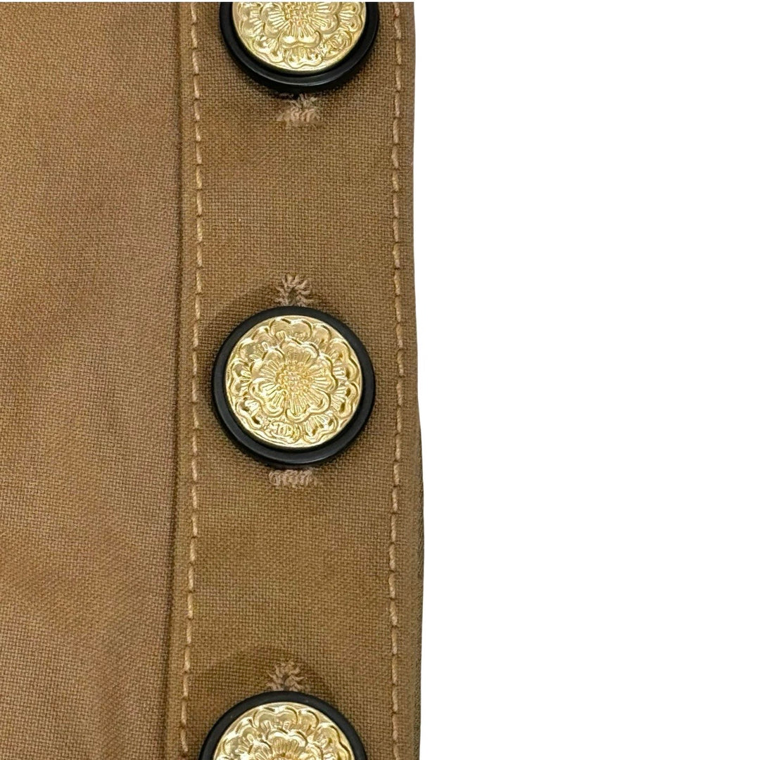 Chanel 20C Runway Bronze Cotton Cargo Pants #34