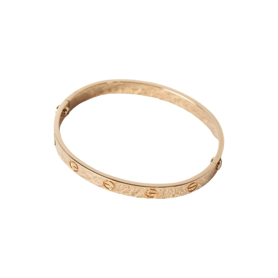 Cartier Love Bracelet Rose Gold Wide 17#