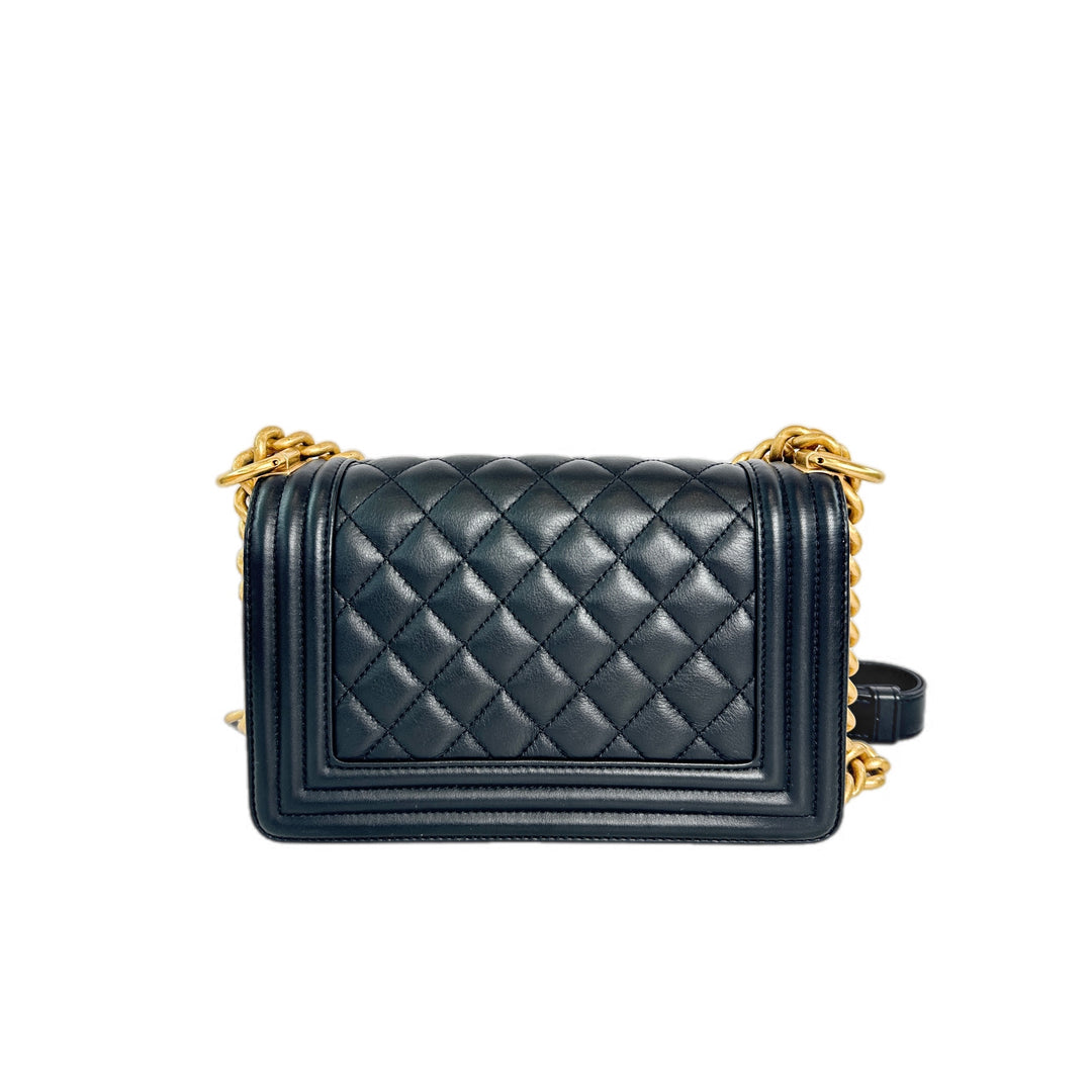 Chanel Leboy  Black Lambskin Bag