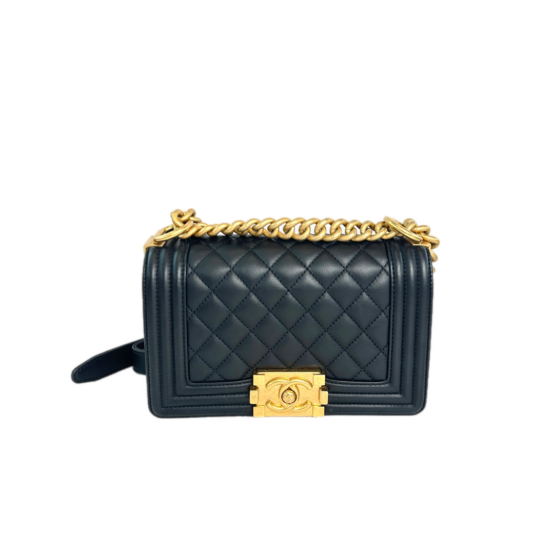 Chanel Leboy  Black Lambskin Bag