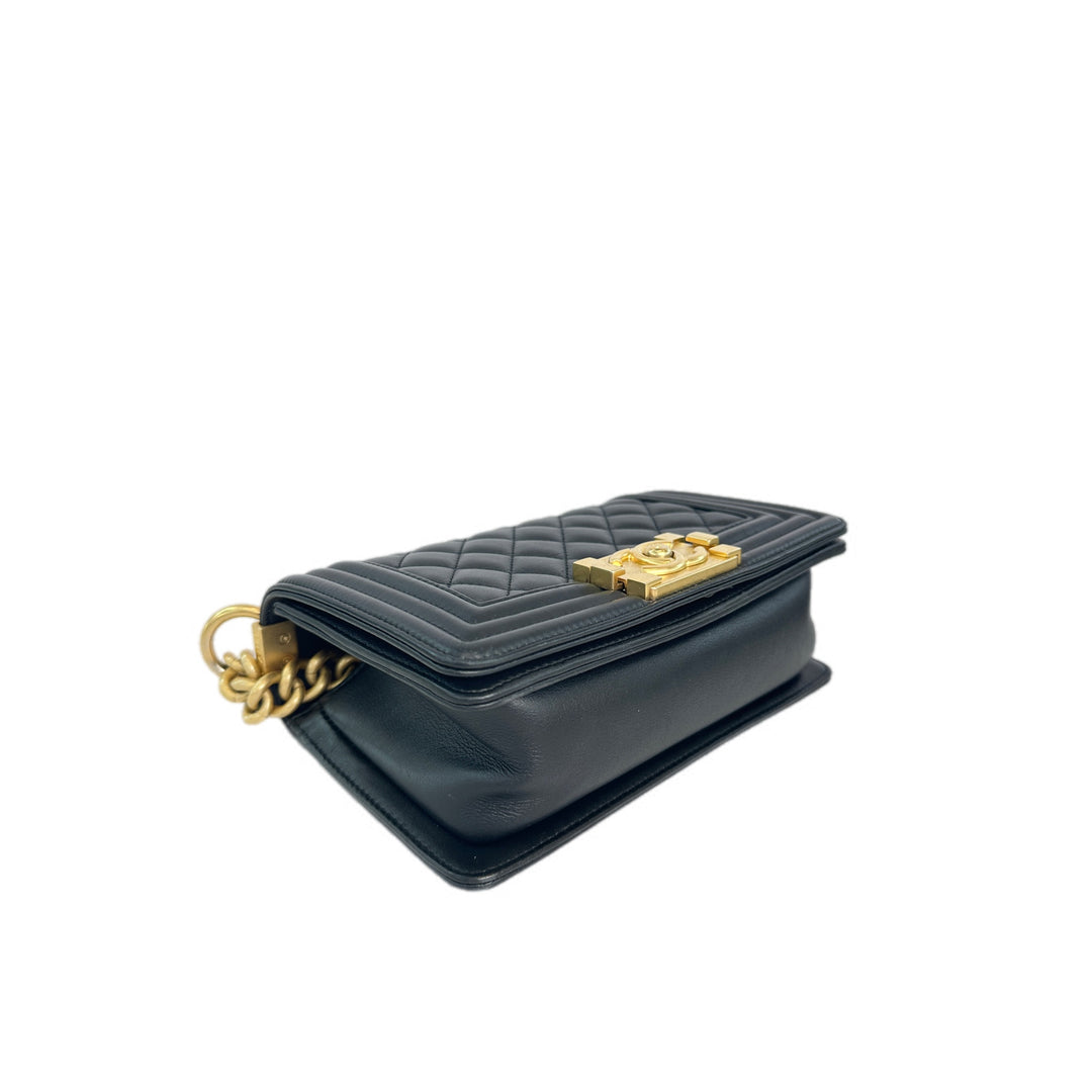 Chanel Leboy  Black Lambskin Bag