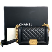 Chanel Leboy  Black Lambskin Bag
