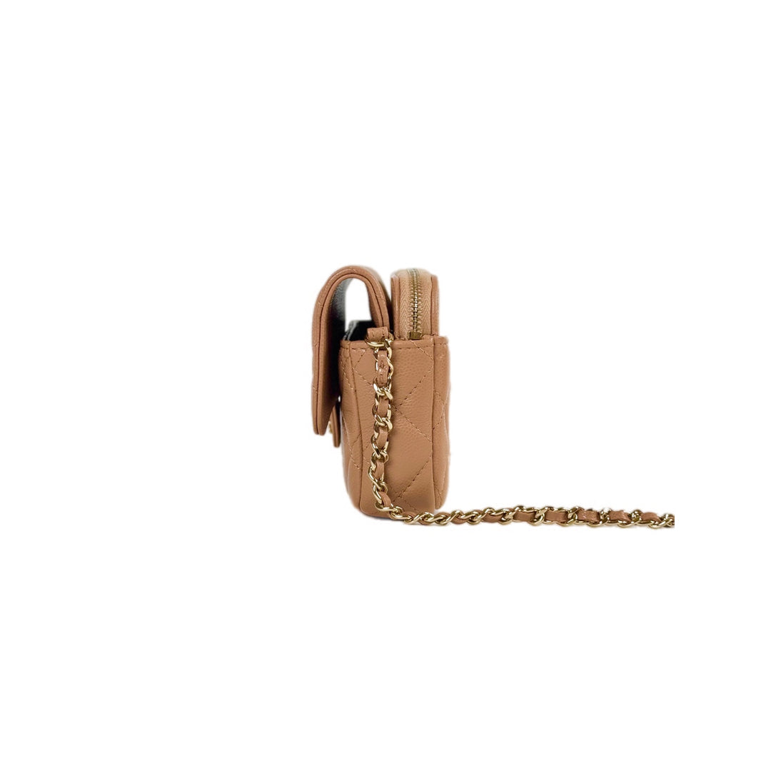 Chanel Caramel WOC Double Sides Bag