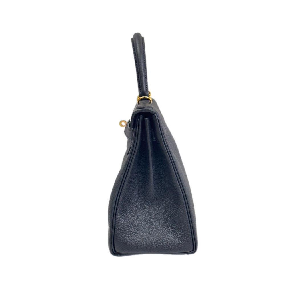 Hermes Kelly 28cm Black Togo