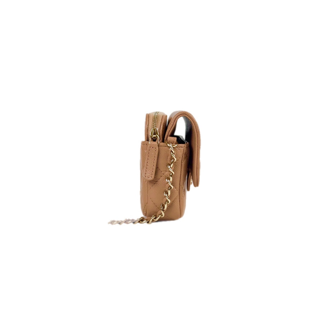 Chanel Caramel WOC Double Sides Bag