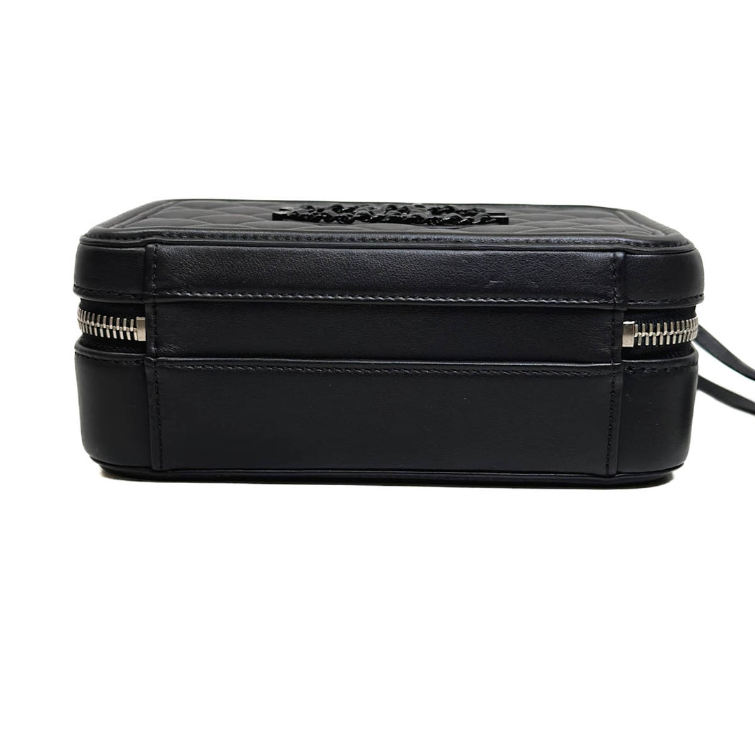 Chanel Vanity camera box so black with top handle