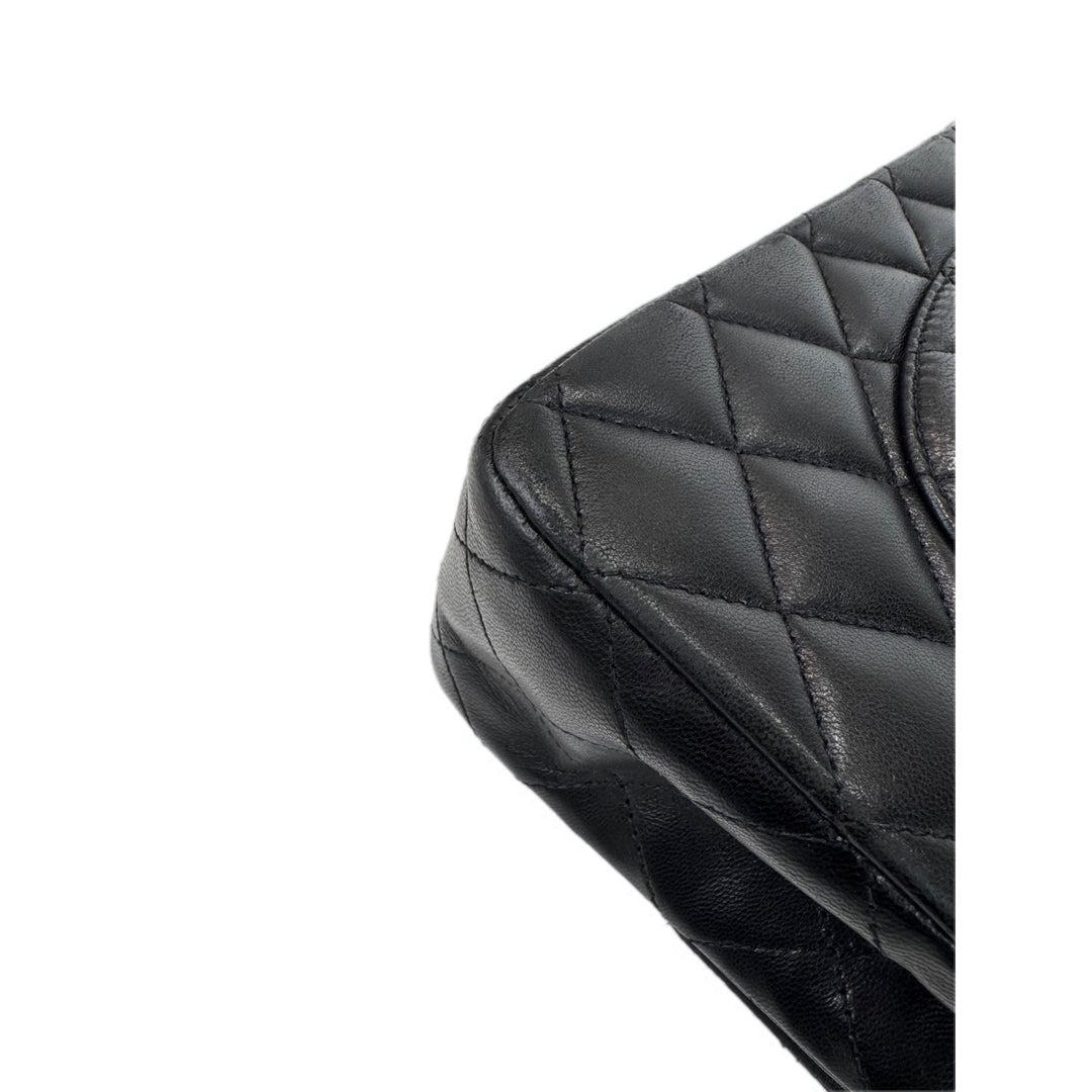 Chanel Classic Flap Medium Bag Black Lambskin