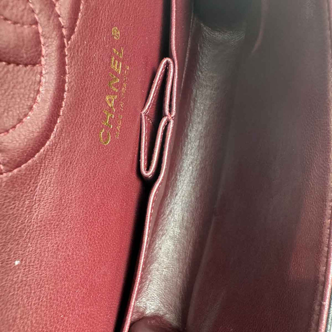 Chanel Classic Flap Medium Bag Black Lambskin