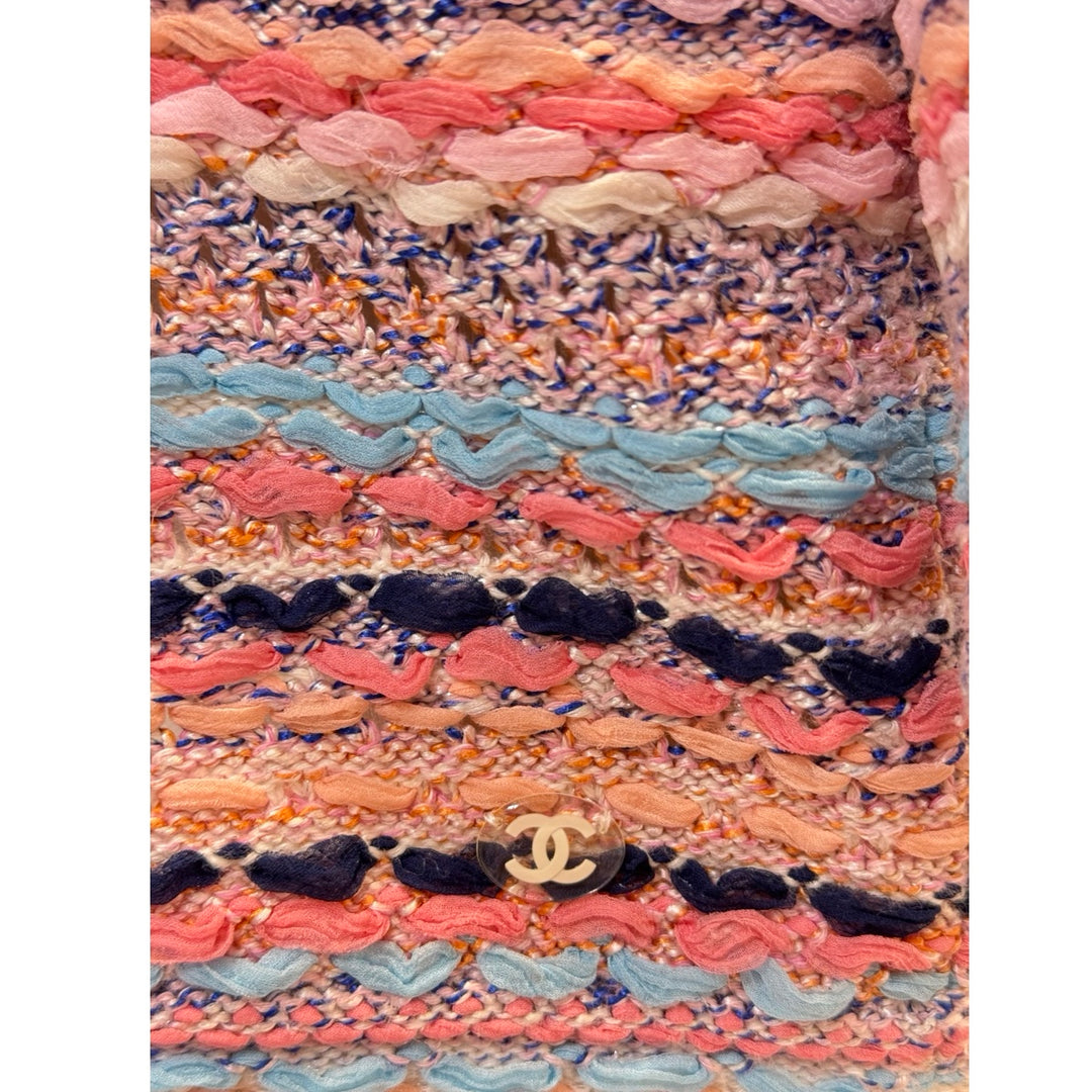Chanel 18S Pink Tweed Top #34