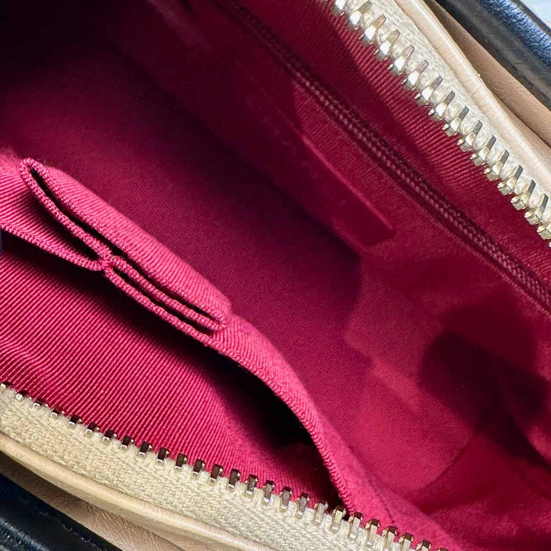 Chanel Gabrielle Small Cream Black