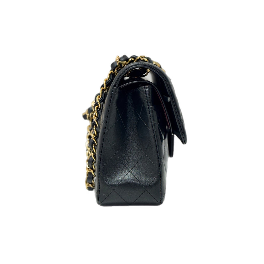Chanel Classic Flap Small Black/Gold Bag