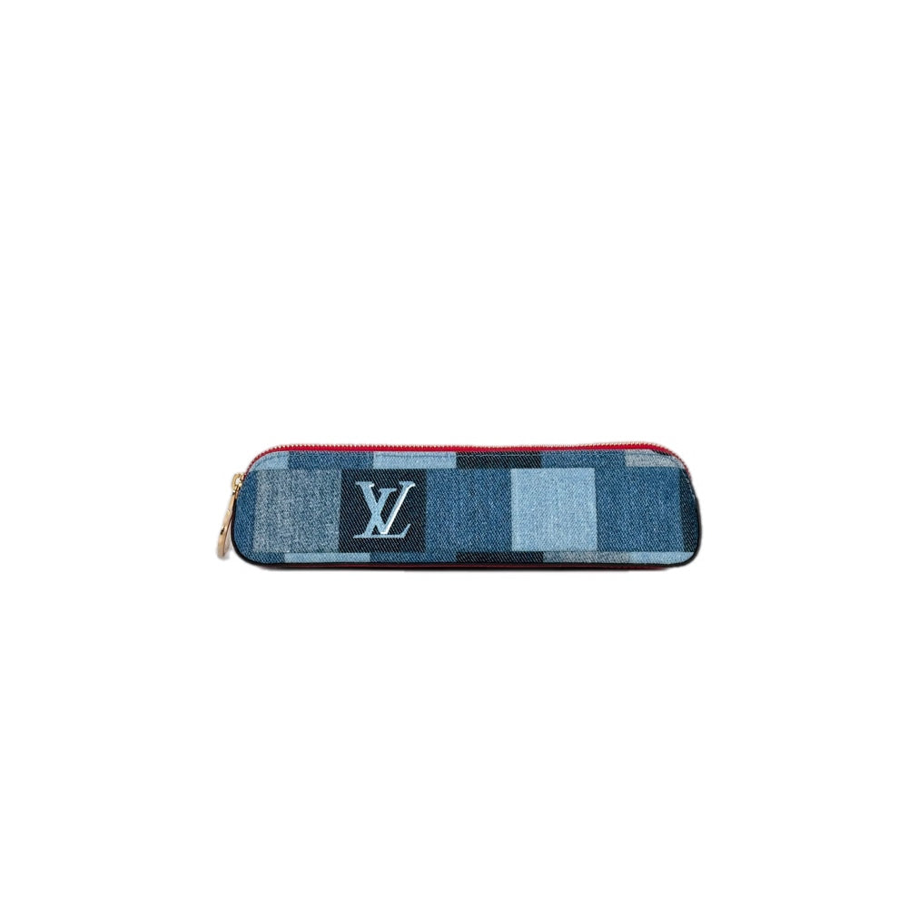Louis Vuitton Denim Trousses Elizabeth Pencil Case