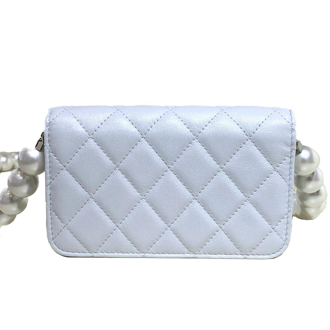 Chanel Pearl White Wallet on Chain Bag