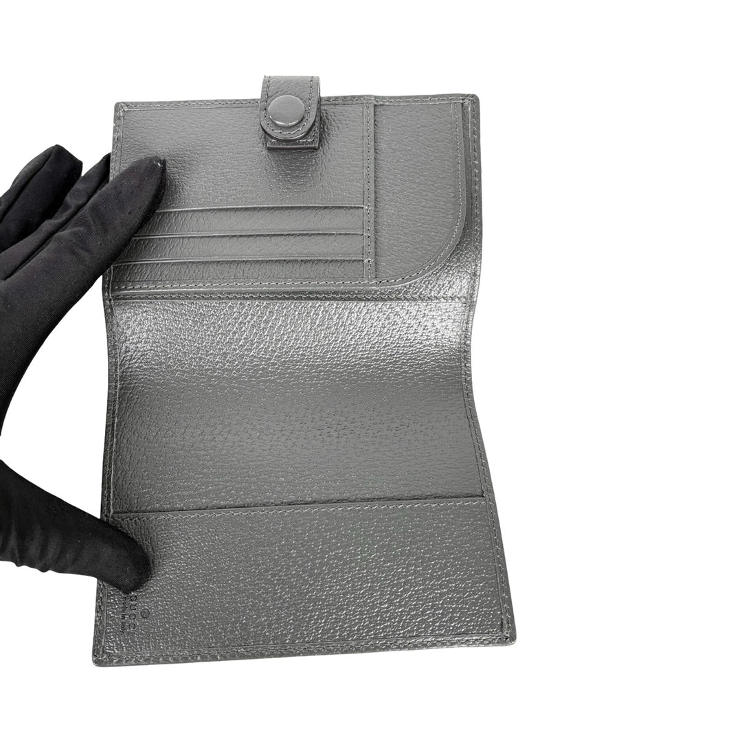 Gucci Blue Passport Holder Wallet
