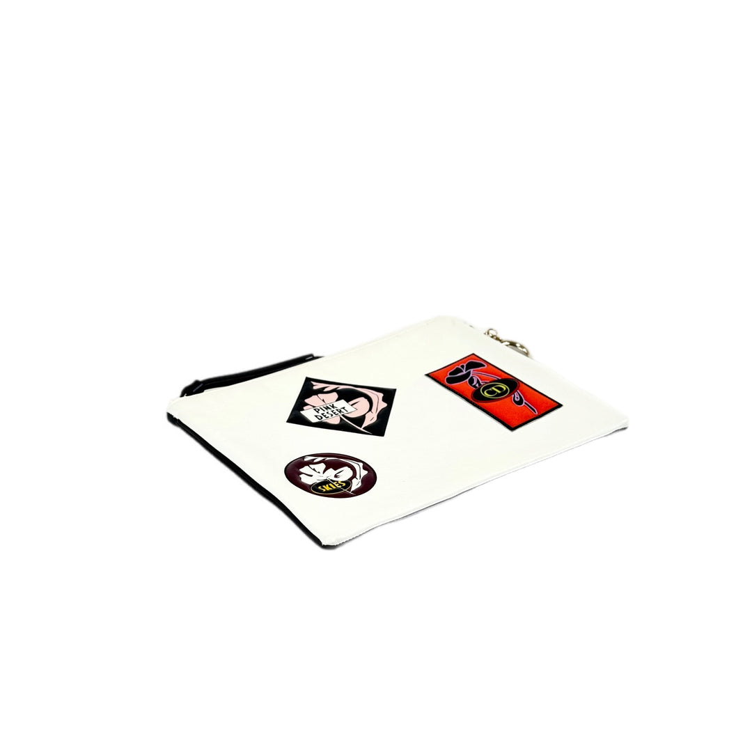 Dior White Pouch with Charm