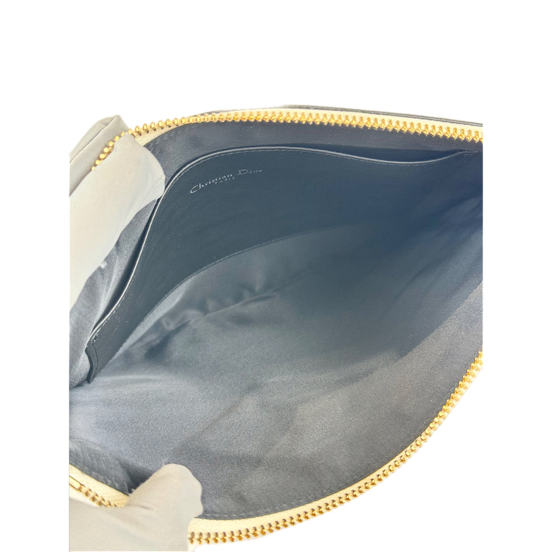 Dior White Pouch with Charm
