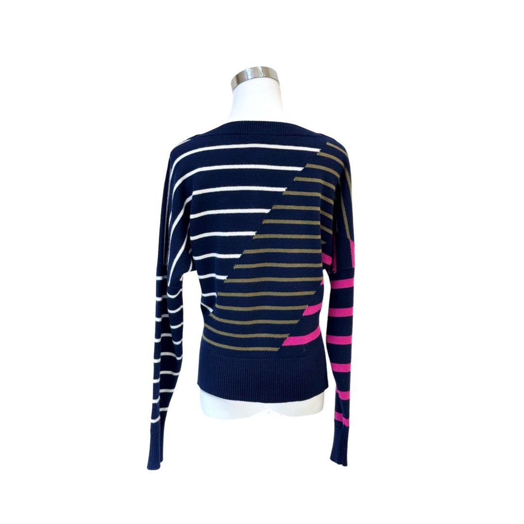 Chanel 20C Cruise Runway Striped Cashmere Pullover Sweater #36