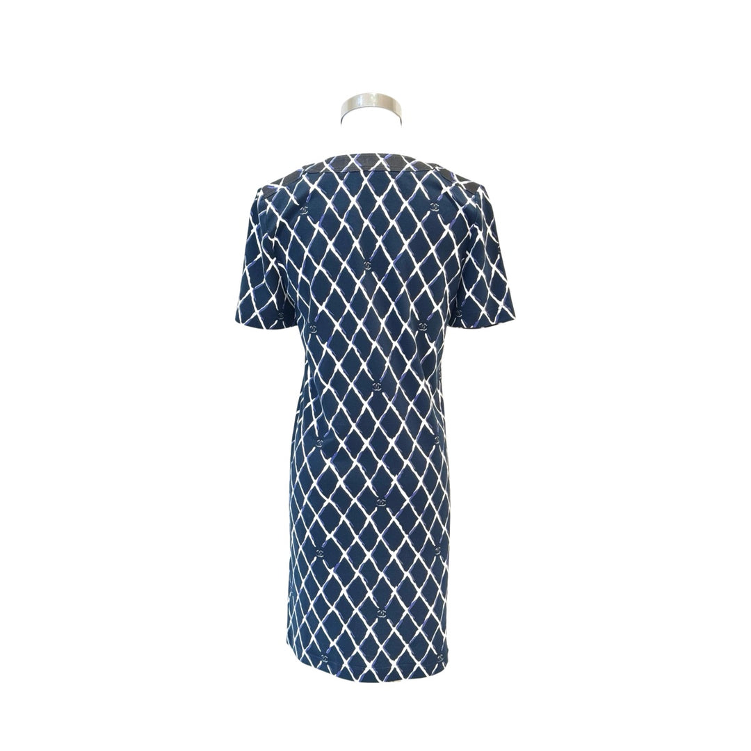 Chanel 2019 Coco Beach Quilted Print Mini Dress #34