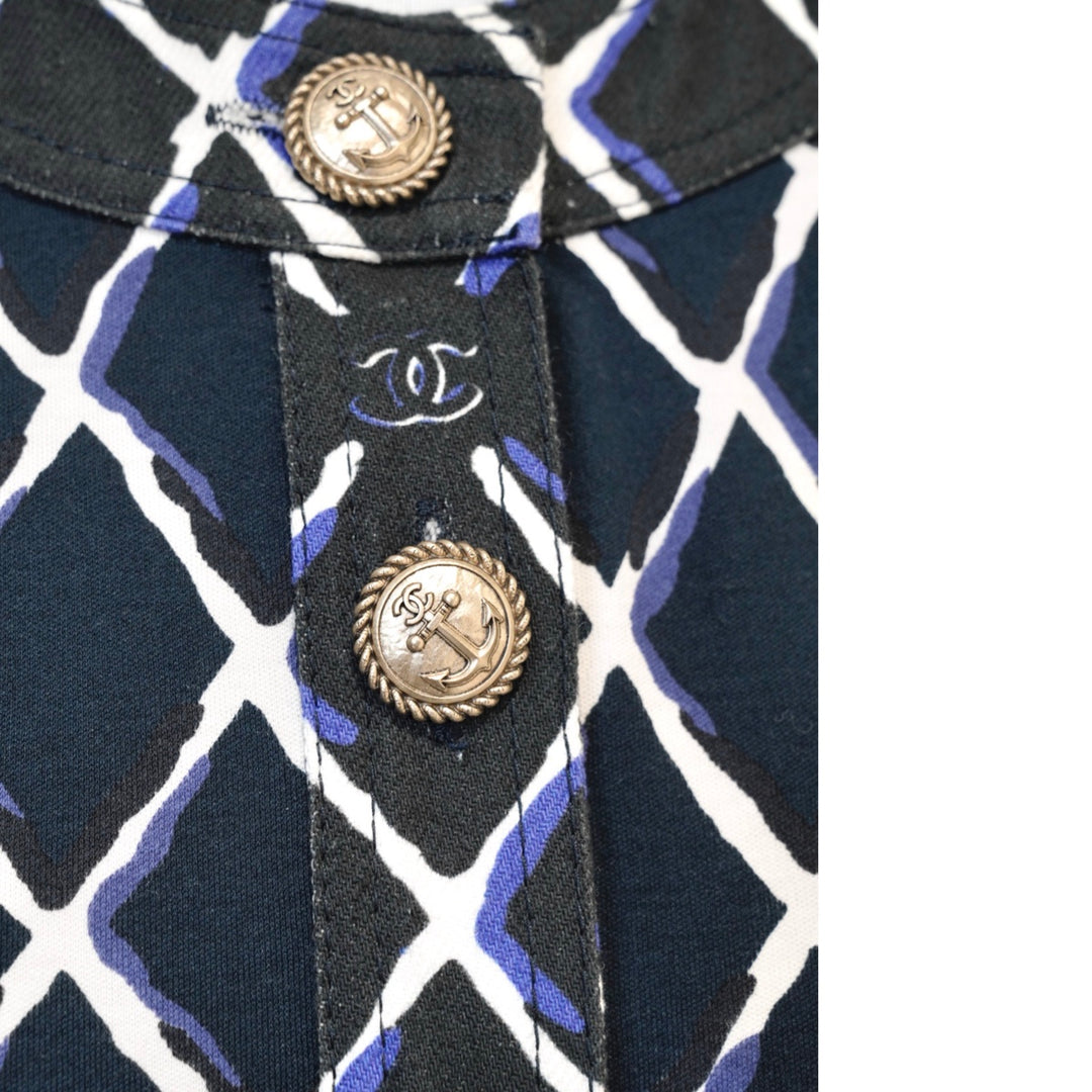 Chanel 2019 Coco Beach Quilted Print Mini Dress #34