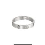 Cartier 18k White Gold Love Ring Small Model - Jiaxyk