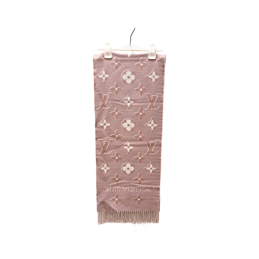 Louis Vuitton Pink Wool Scarf