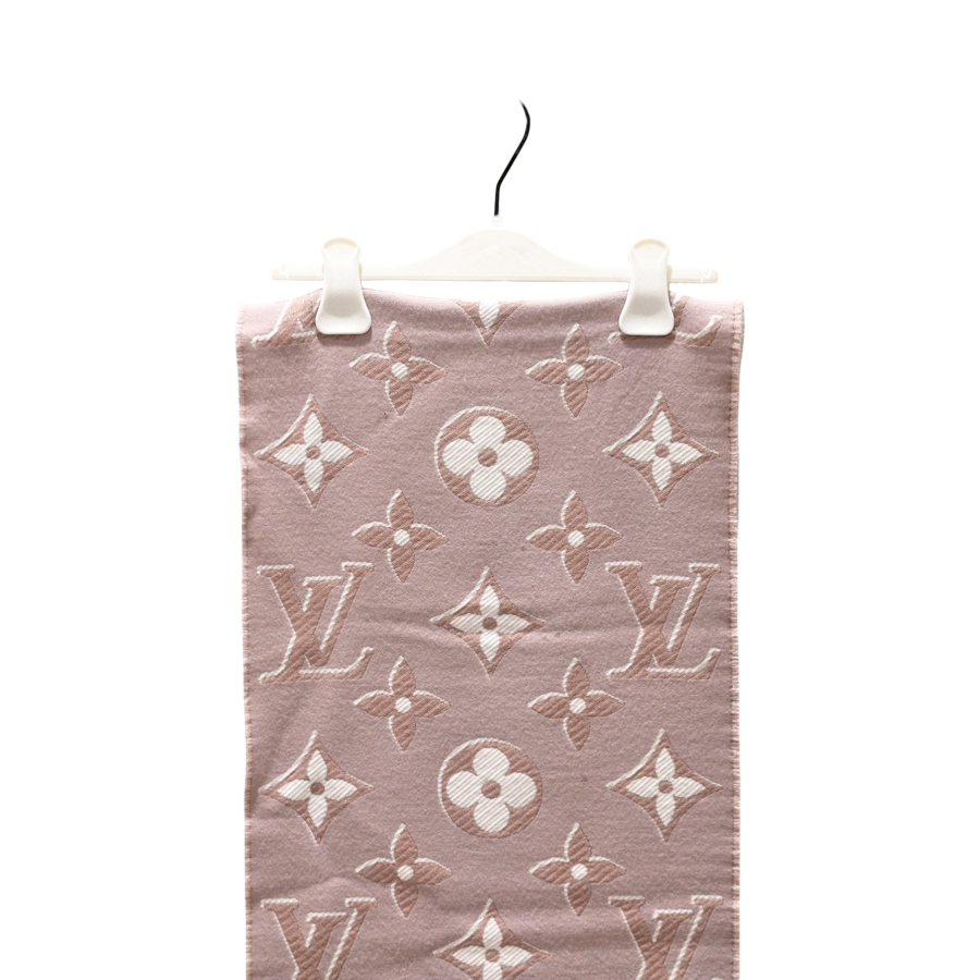 Louis Vuitton Pink Wool Scarf